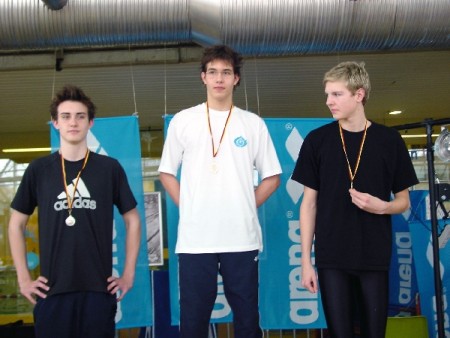 2. Platz fr Patrick ber 100 m Freistil