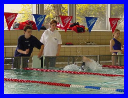 In Aktion bei 800 m Freistil von Janine Hofmeister