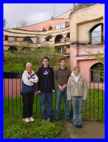 Beim Hundertwasser-Haus